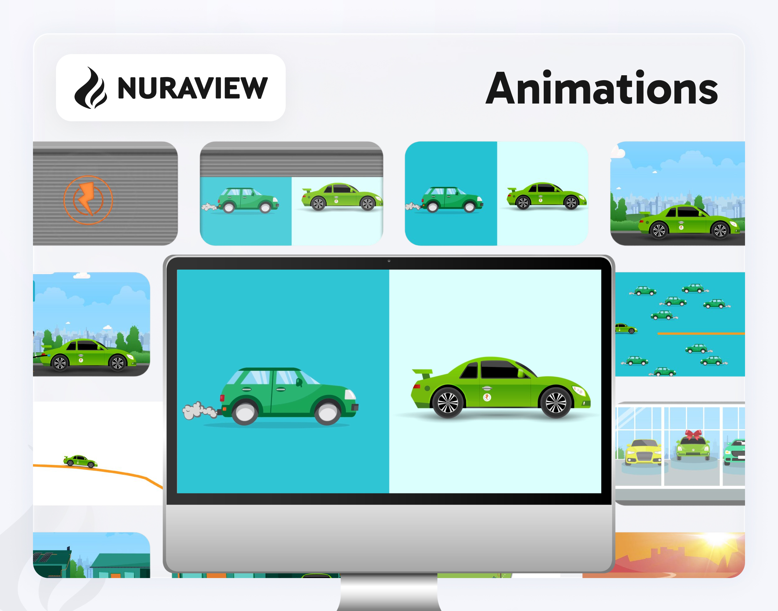 EV Vehicles Animations